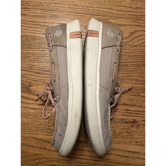 Skechers Shoes - Womens Skechers Glide Ultra Trainers 16110/NAT Grey Size 7.5 Comfort Casual Shoe